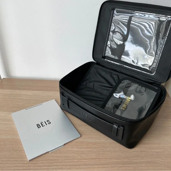 BEIS Black Cosmetic Case Matte Finish - Picture 2 of 14